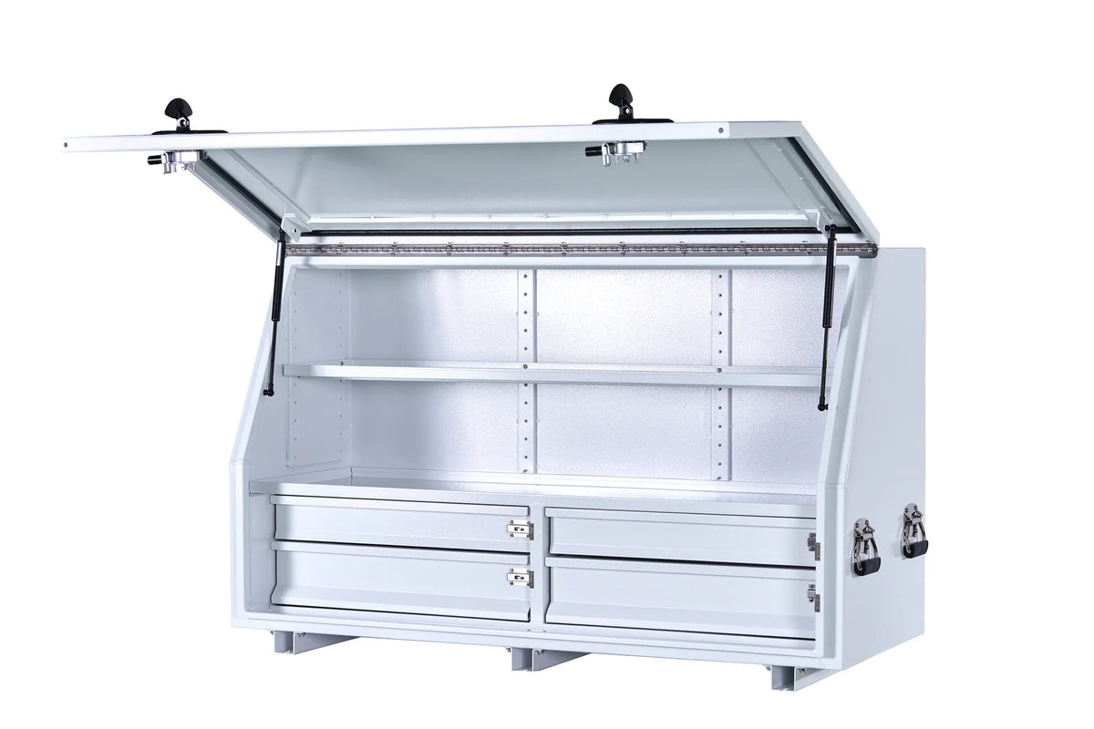 KABoxes  1360 Aluminium Series - 4 DRAWERS (2 Side By Side) & 2 SHELVES