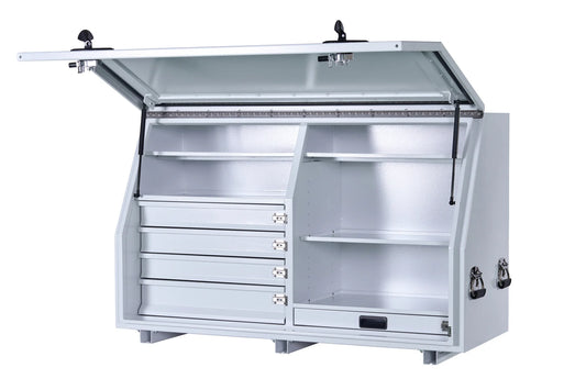 KABoxes  1360 Aluminium Series - 4 DRAWERS & 5 SHELVES