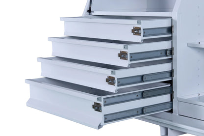 KABoxes  1360 Aluminium Series - 4 DRAWERS & 5 SHELVES
