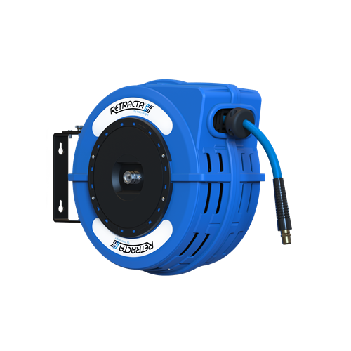 RETRACTA C1 HOSE REEL (BLUE) - AIR/WATER 3/8" X 15M HOSE - C1AW315B-01CB