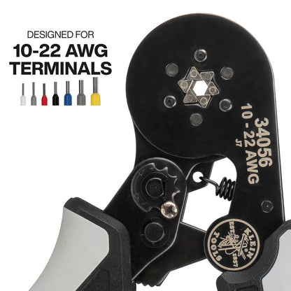 Klein A-34056 Ratcheting Ferrule Hex Crimper