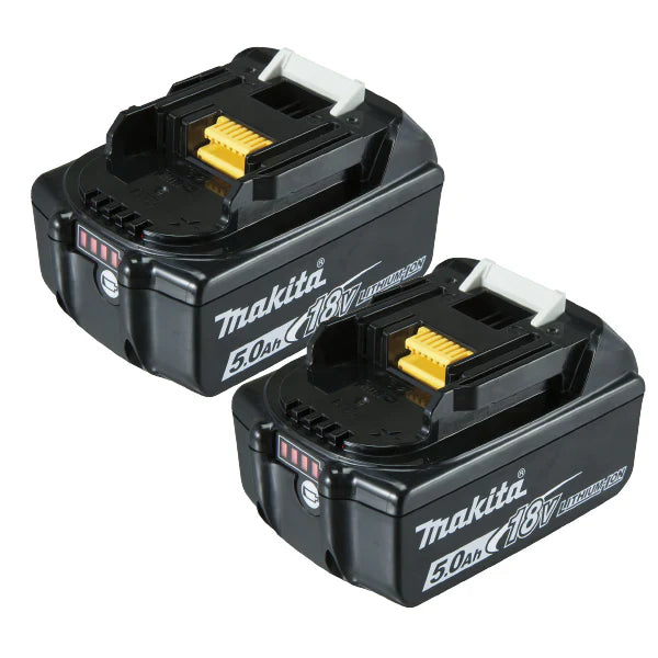 MAKITA 18V 5.0AH BATTERY TWIN PACK 191C12-3 BL1850