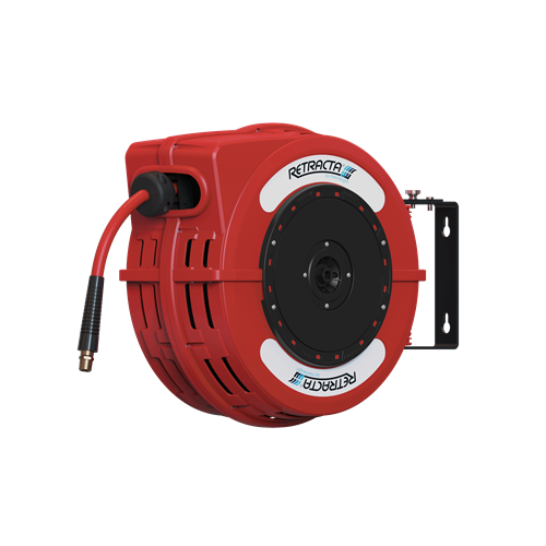 RETRACTA C1 HOSE REEL (RED) - HOT/COLD WATER 1/2" X 12M HOSE C1HC412R-01DD