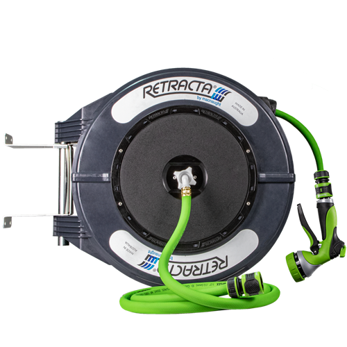 RETRACTA 1/2" x 25m R3 Water Reel Grey DR425D-03