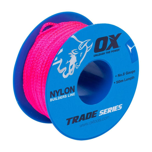 OX Trade 8# 50M Pink Builders Line OX-T102905