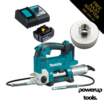 MAKITA 18V 450G BARREL CAPACITY 2-SPEED GREASE GUN KIT 1X5.0AH DGP180KIT