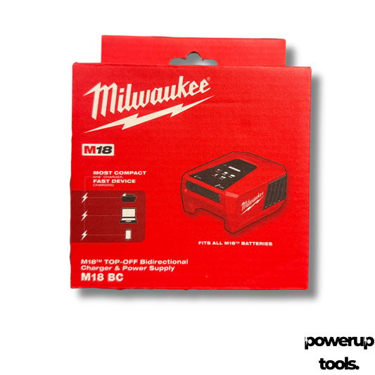 Milwaukee M18BC 18V Li-ion TOP-OFF USB-C 100W PD Port Bidirectional Charger & Power Supply