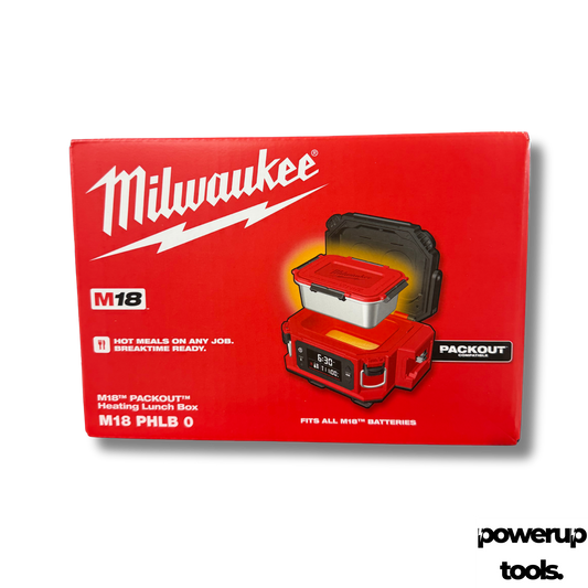 Milwaukee M18PHLB0 18V Li-ion Cordless Heating Lunch Box - Skin Only