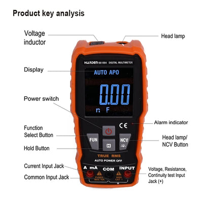 HARDEN PRO INTELLIGENT DIGITAL MULTIMETER