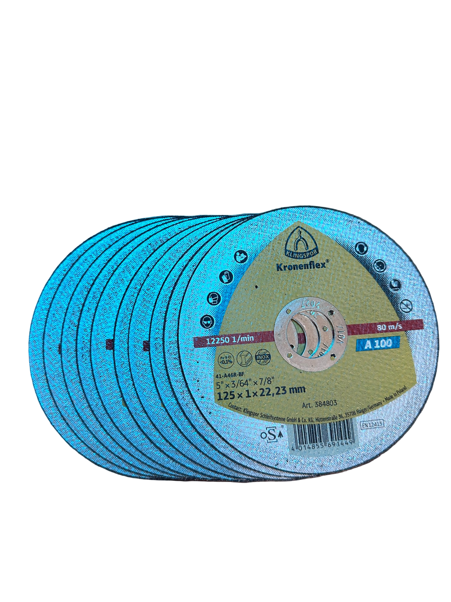 Klingspor 125x1x22.23mm  cut off Wheel Economy 10-PACK