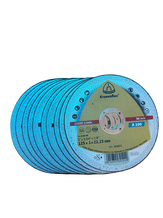 Klingspor 125x1x22.23mm  cut off Wheel Economy 10-PACK