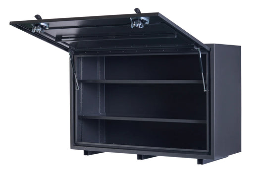 KABoxes 1400 Series – 2 Shelf Toolbox – White / Charcoal Grey
