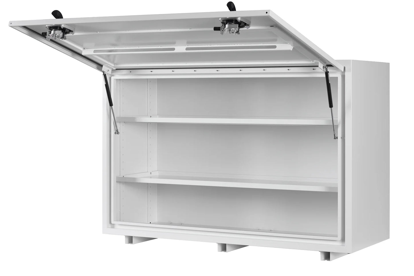 KABoxes 1400 Series – 2 Shelf Toolbox – White / Charcoal Grey
