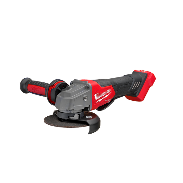 MILWAUKEE 18V FUEL™ BRUSHLESS 125MM ANGLE GRINDER W. DEADMAN PADDLE SWITCH SKIN M18FAG125XPD-0 + BONUS 18V 5.0Ah BATTERY