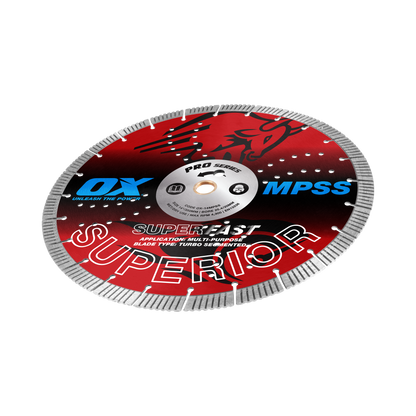OX Pro Superior Superfast Turbo Segmented Blade 350mm - Multi-Purpose OX-14MPSS