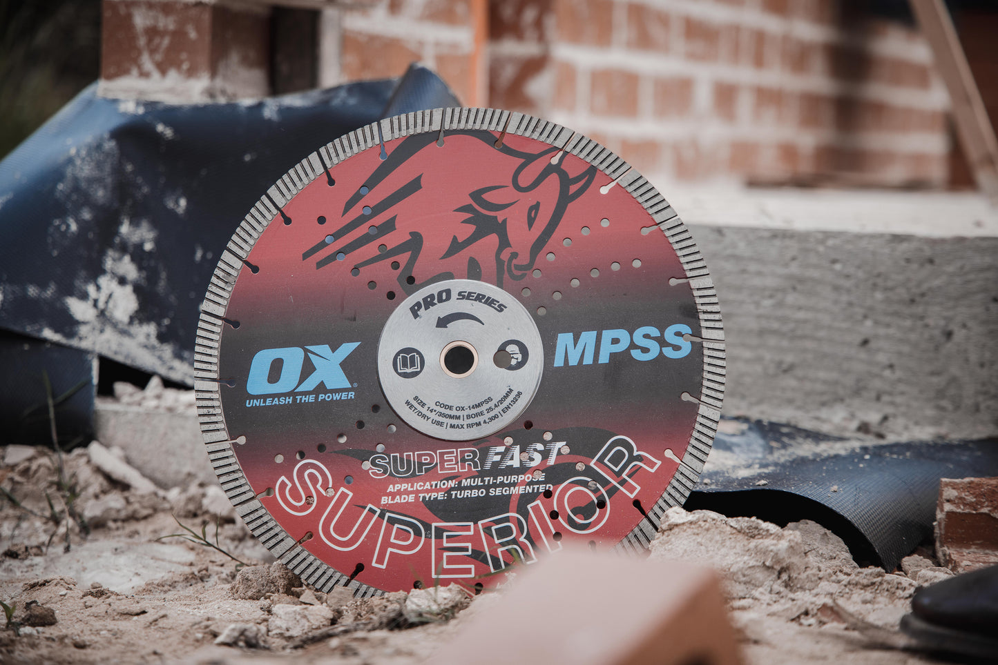 OX Pro Superior Superfast Turbo Segmented Blade 350mm - Multi-Purpose OX-14MPSS