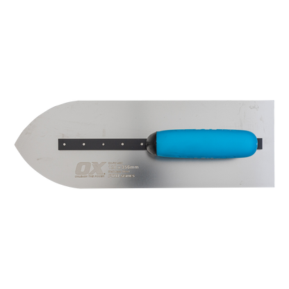 OX Pro 120 x 356mm S/S Pointed Finishing Trowel OX-P014601