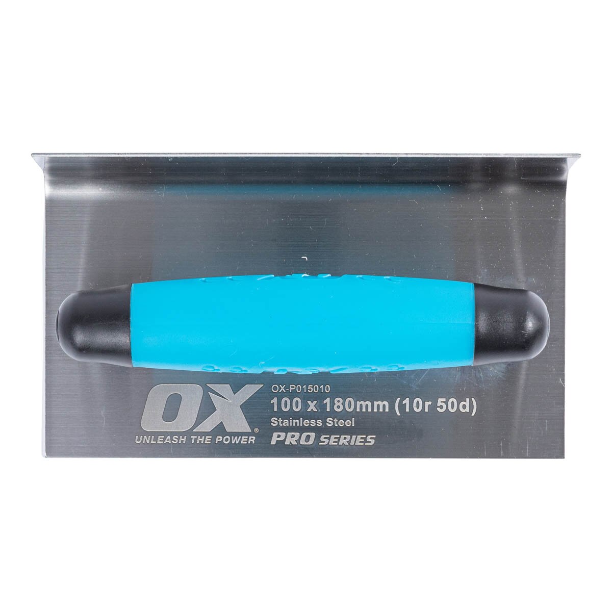 OX Professional 100 x 180mm (10r 50d) S/S Coving Trowel OX-P015010