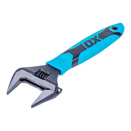 OX Pro Ultra Wide Jaw Adjustable Wrench - 8"/200mm OX-P324608