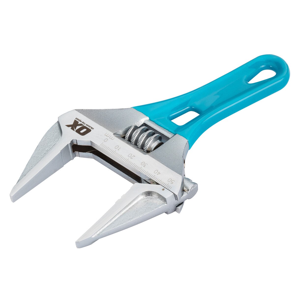 OX Pro Series Adjustable Stubby Wrench (Extra Wide Jaw) - 180mm / 7in OX-P560507