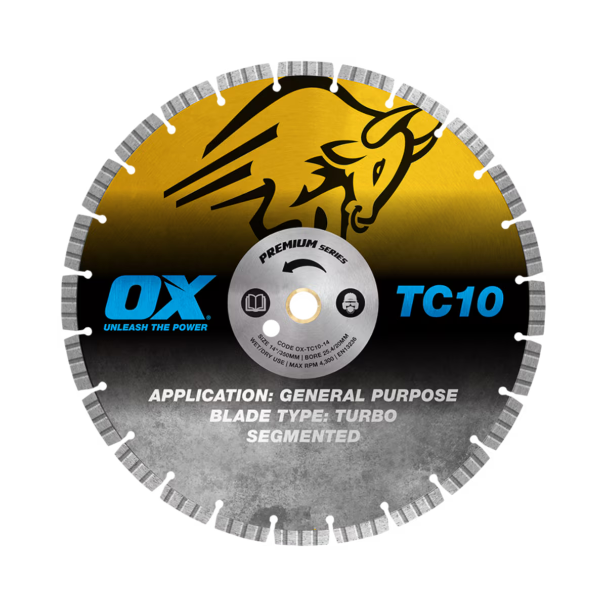 OX Premium Turbo Segmented Blade Concrete/General Purpose