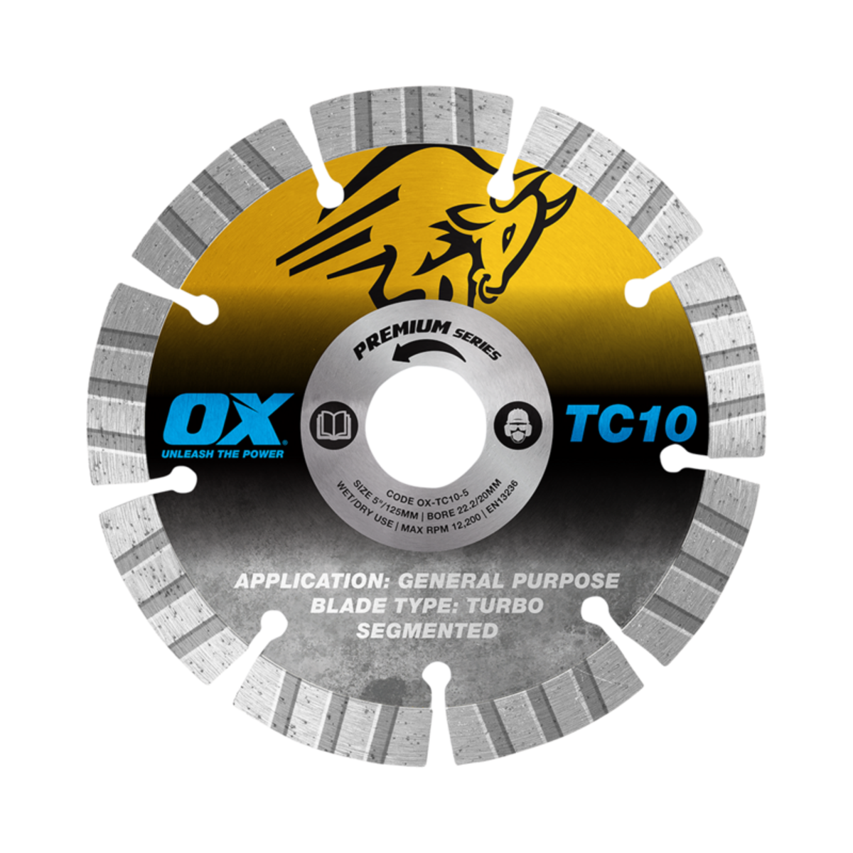 OX Premium Turbo Segmented Blade Concrete/General Purpose