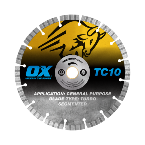 OX Premium Turbo Segmented Blade Concrete/General Purpose