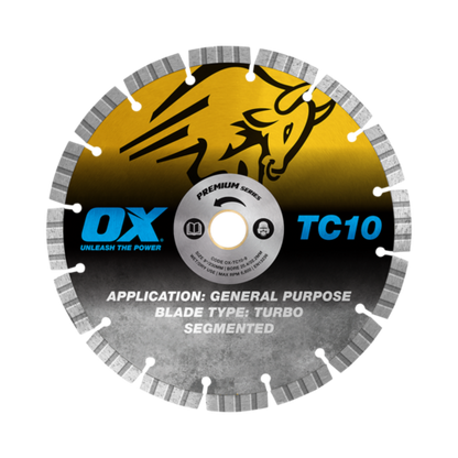 OX Premium Turbo Segmented Blade Concrete/General Purpose