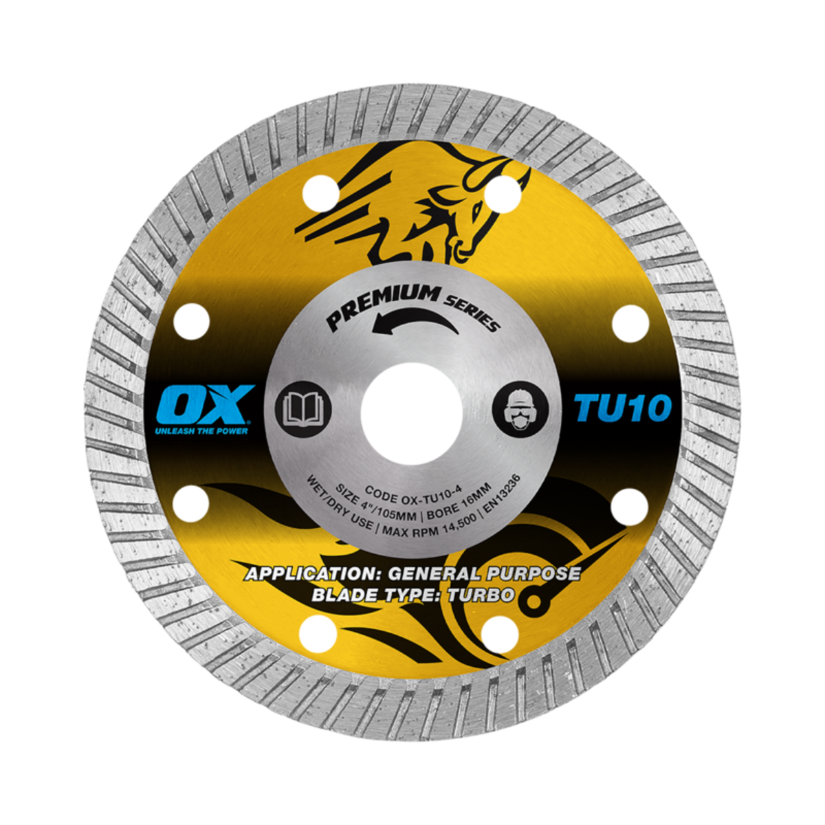 OX Premium Turbo Diamond Blade Universal/Hard OX-TU10