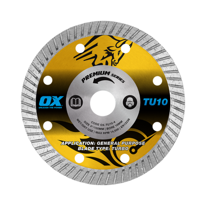 OX Premium Turbo Diamond Blade Universal/Hard OX-TU10
