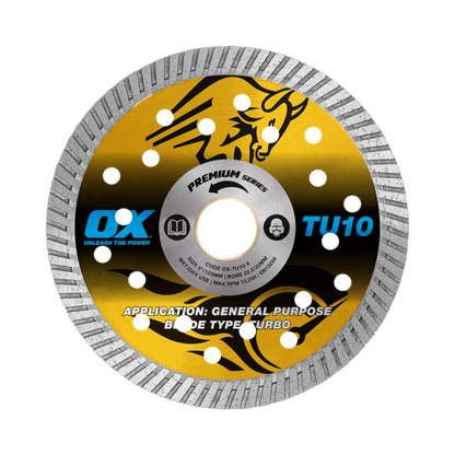 OX Premium Turbo Diamond Blade Universal/Hard OX-TU10