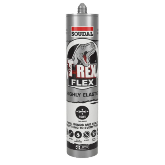 Soudal 137369 T-Rex Power Flex (290ml) Bright White Sealant