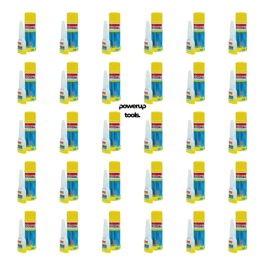Soudal 135623 (30 PACK) 2C Professional Mitre Super Adhesive Glue Kit – 50g Adhesive & 200ml Activator (BULK)