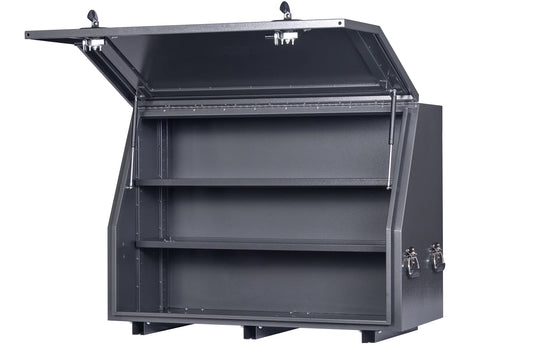 KABoxes 1150 Series – 2 Shelf Toolbox – White / Charcoal Grey