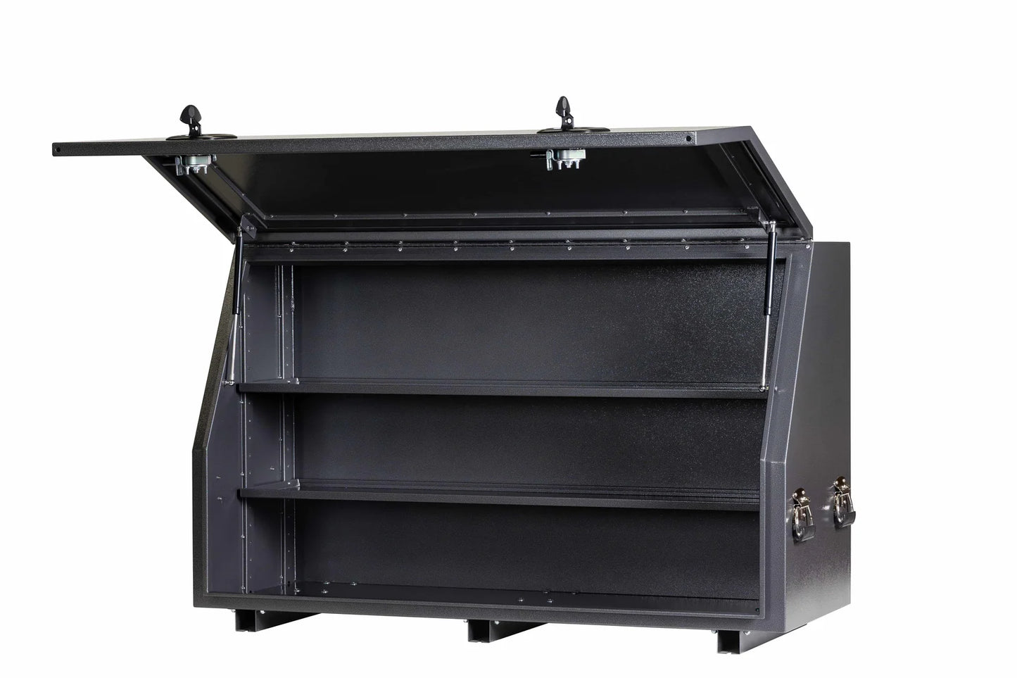 KABoxes 1360 Series – 2 Shelf Toolbox – White / Charcoal Grey