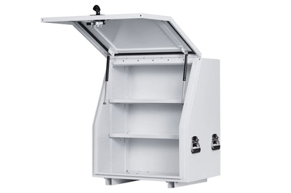 KABoxes 715 Series – 2 Shelf Toolbox – White / Charcoal Grey