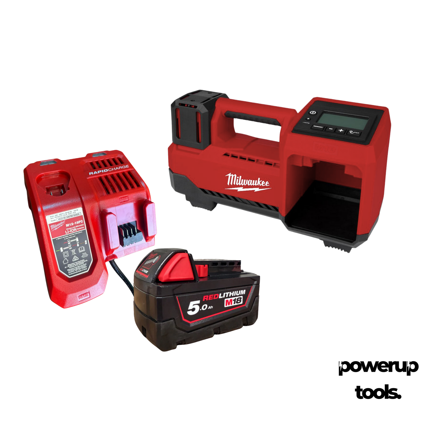 Milwaukee 18V Compact Inflator kit M18BI-501