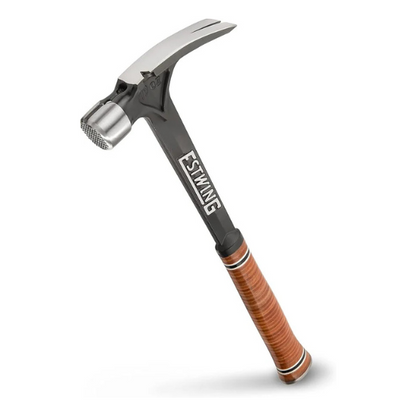 Estwing 19 Oz Leather Gripped Ultra Framing Hammer With Milled Face ESTE19SM