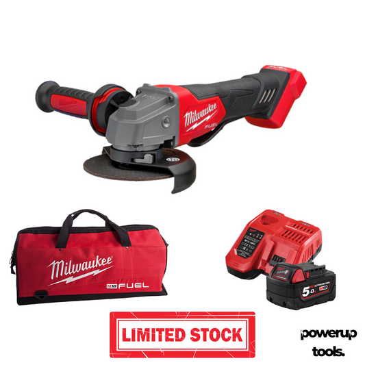 MILWAUKEE 18V 1 PIECE 1 X 5.0AH COMBO KIT M18FAG125XPD-501PUT