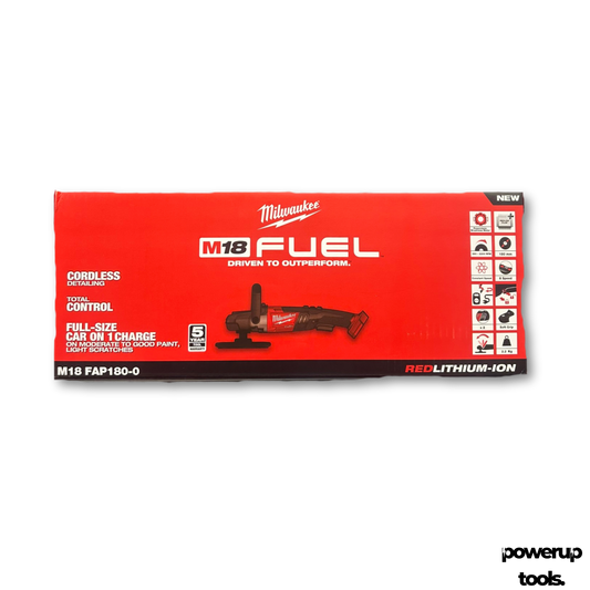Milwaukee 18V FUEL 180mm Polisher Skin – M18FAP180-0