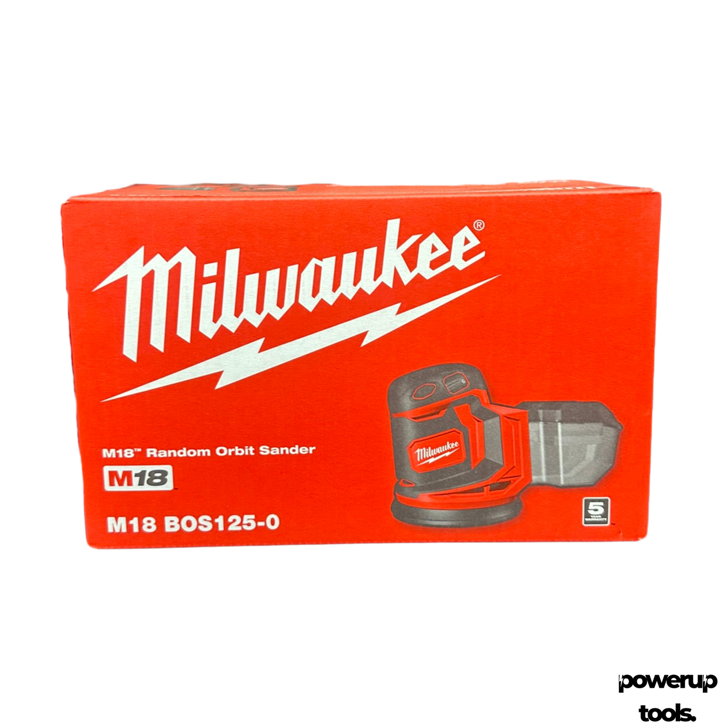 Milwaukee 18V 125mm Random Orbital Sander – Skin Only M18BOS125-0