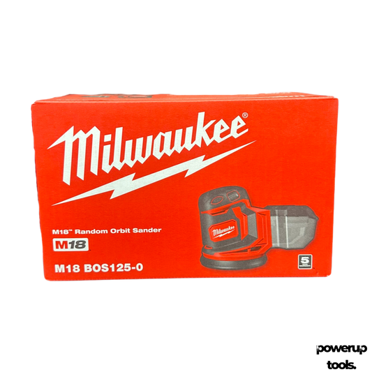 Milwaukee 18V 125mm Random Orbital Sander – Skin Only M18BOS125-0