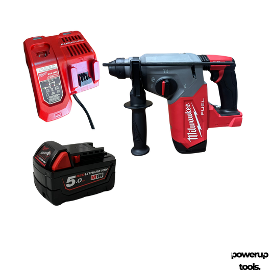 Milwaukee 18V Brushless 26mm SDS Plus Rotary Hammer Combo  - M18FH501