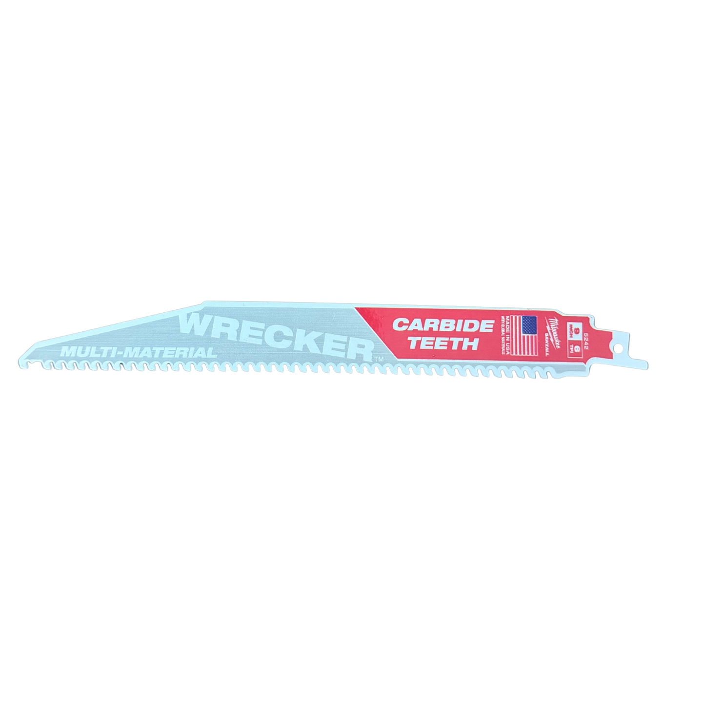 Milwaukee 48005242 230mm (6") 6TPI with Carbide Teeth Demolition Blade