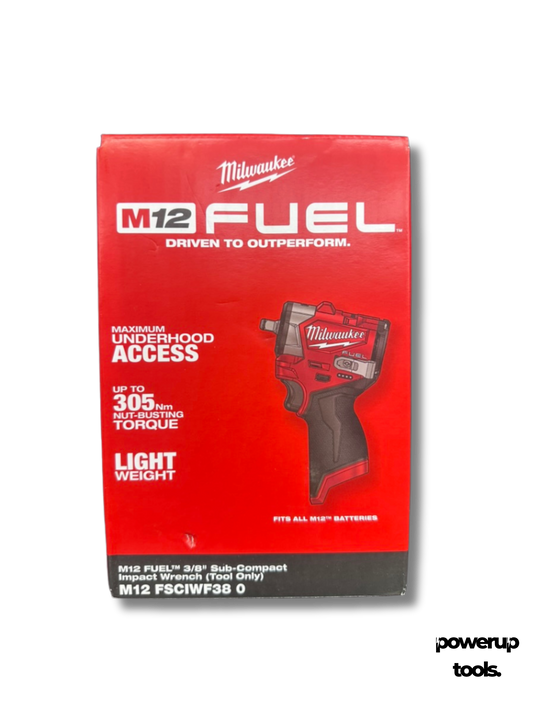 Milwaukee 12V 3/8" Sub Compact Impact Wrench M12FSCIWF380