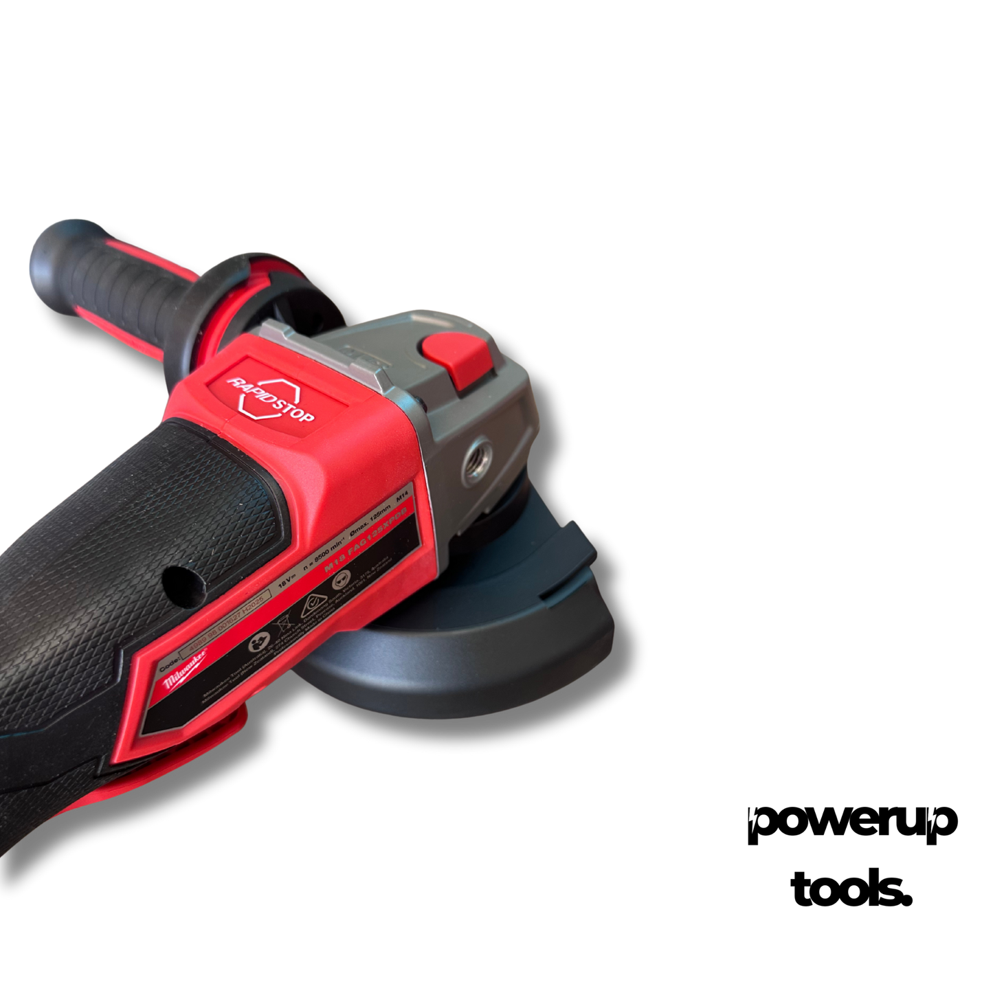 Milwaukee M18FAG125XPDB-0 18V Li-Ion Cordless 125mm (5") Braking Angle Grinder with Deadman Paddle Switch - Skin Only