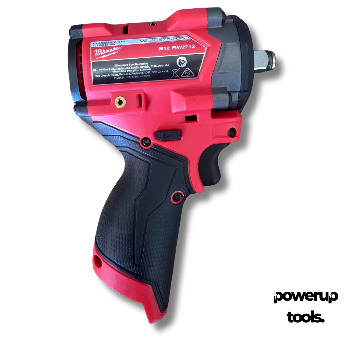 Milwaukee 12V Brushless 1/2" Stubby Impact Wrench with Friction Ring – Skin Only M12FIW2F120