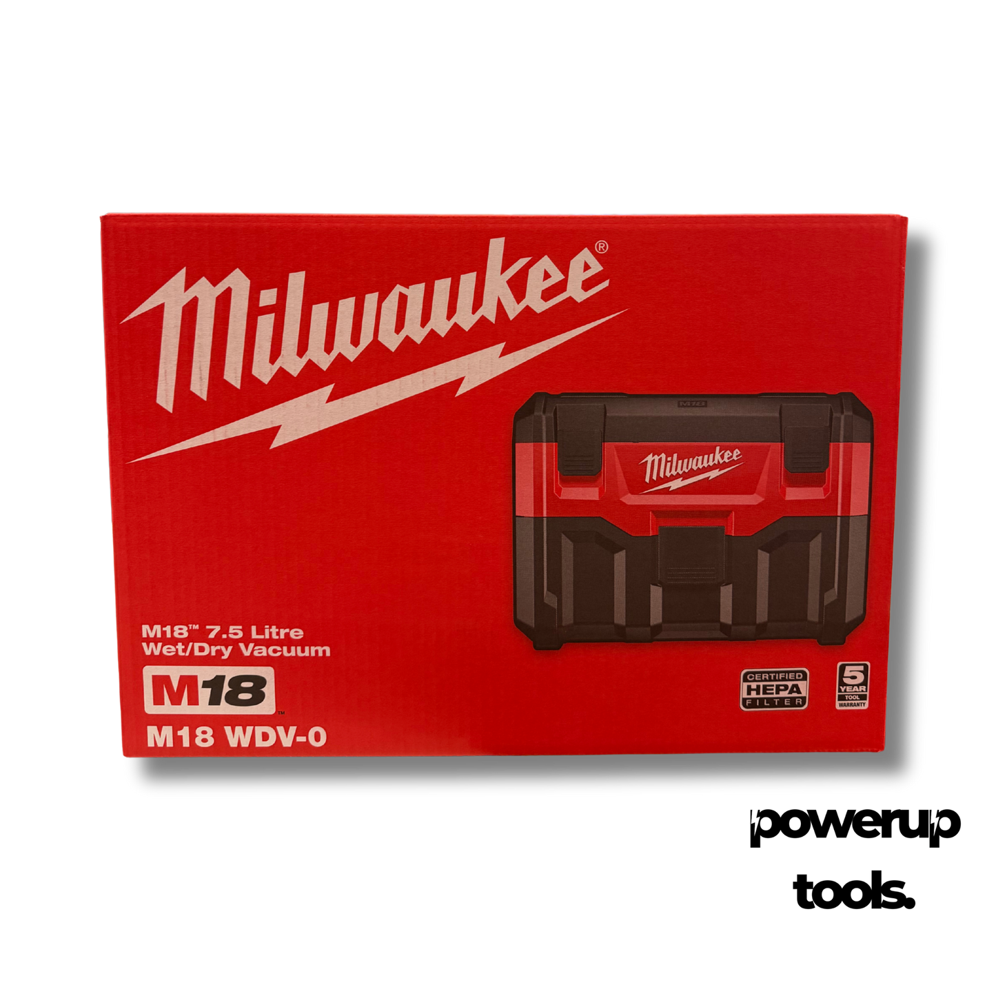 MILWAUKEE 18V 7.5L Wet/Dry Vacuum Skin M18WDV0