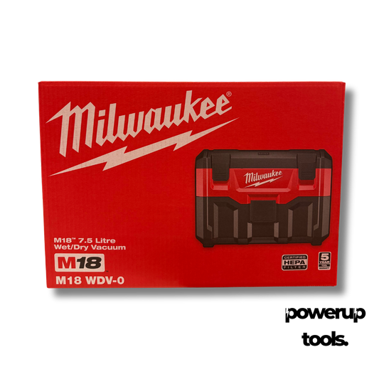 MILWAUKEE 18V 7.5L Wet/Dry Vacuum Skin M18WDV0