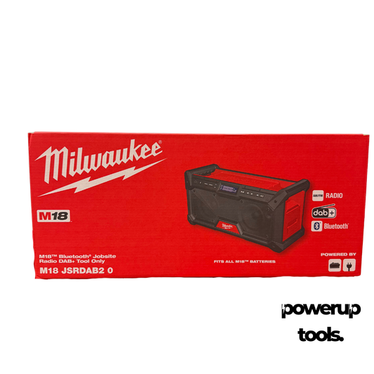 MILWAUKEE 18V Bluetooth® Jobsite Radio DAB+ (Tool Only) M18JSRDAB20